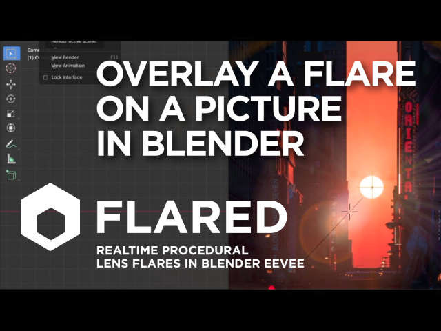 add lens flare picture