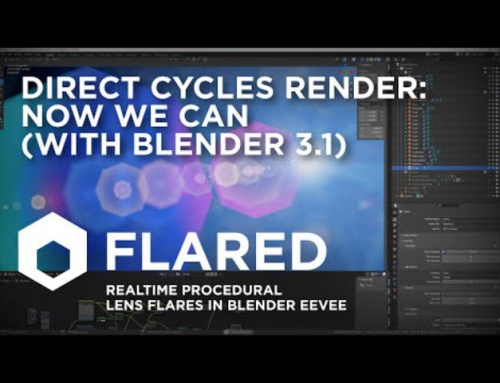 Flared direct render in Cycles