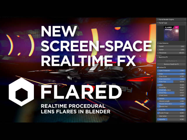 Lens Flare Screen SPace Based VFX