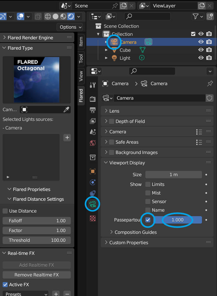 Activate Camera Blender Activate Camera Blender