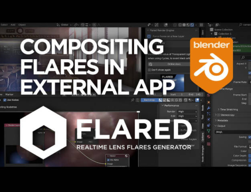 Compositing Lens Flares outside of Blender